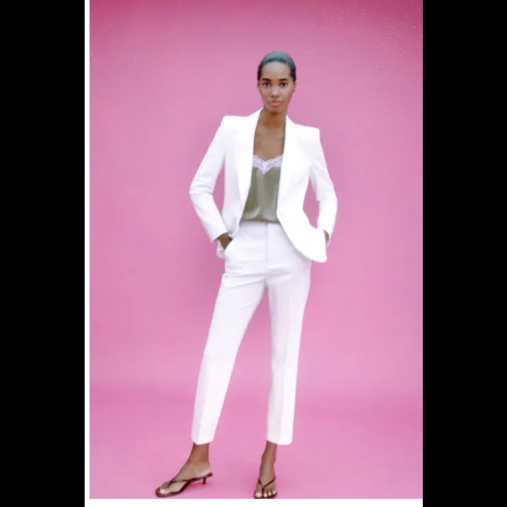 Zara White pant suit